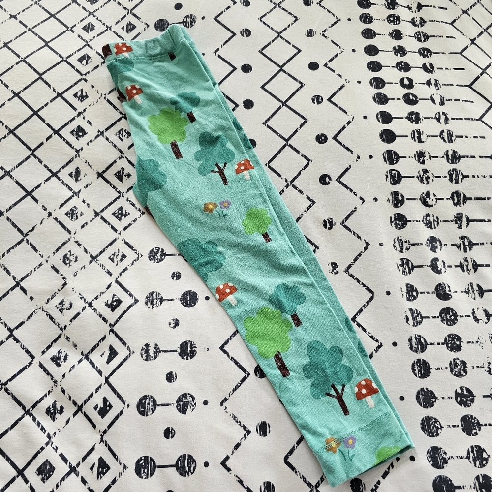 Eva Chen × H&M Limited Edition Collab Mushroom Nature Flower Leggings, 5T